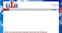 Desktop Screenshot of galis.pl